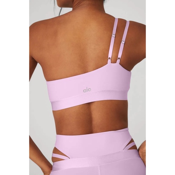 Alo Yoga Airlift All Nighter Bra Sugarplum Pink S - Picture 7 of 15